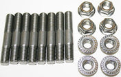 1975-78 Honda CB750F / CB750K Exhaust Stud & Flange Nut Set