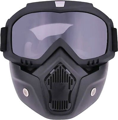 Universal motorcycle face mask