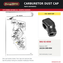 Load image into Gallery viewer, Parts fiche reference for SKU 02-6550