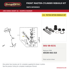 Load image into Gallery viewer, Parts fiche reference for SKU 08-0231