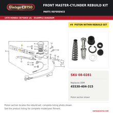 Load image into Gallery viewer, Parts fiche reference for SKU 08-0281
