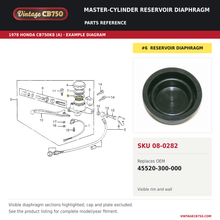 Load image into Gallery viewer, Parts fiche reference for SKU 08-0282