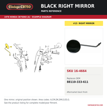 Load image into Gallery viewer, Parts fiche reference for SKU 16-4664