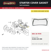 Load image into Gallery viewer, Parts fiche reference for SKU 18-7070