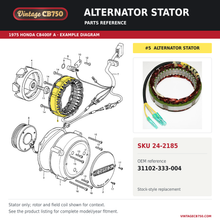 Load image into Gallery viewer, Parts reference fiche for SKU 24-2185