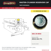 Load image into Gallery viewer, Parts fiche reference for SKU 29-0054