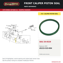 Charger l'image dans la galerie, Parts fiche reference for SKU 29-0529
