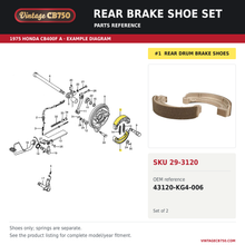 Load image into Gallery viewer, OEM fiche reference for VintageCB750 SKU 29-3120