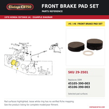 Load image into Gallery viewer, Parts fiche reference for SKU 29-3501