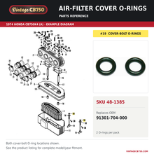 Load image into Gallery viewer, Parts fiche reference for SKU 48-1385