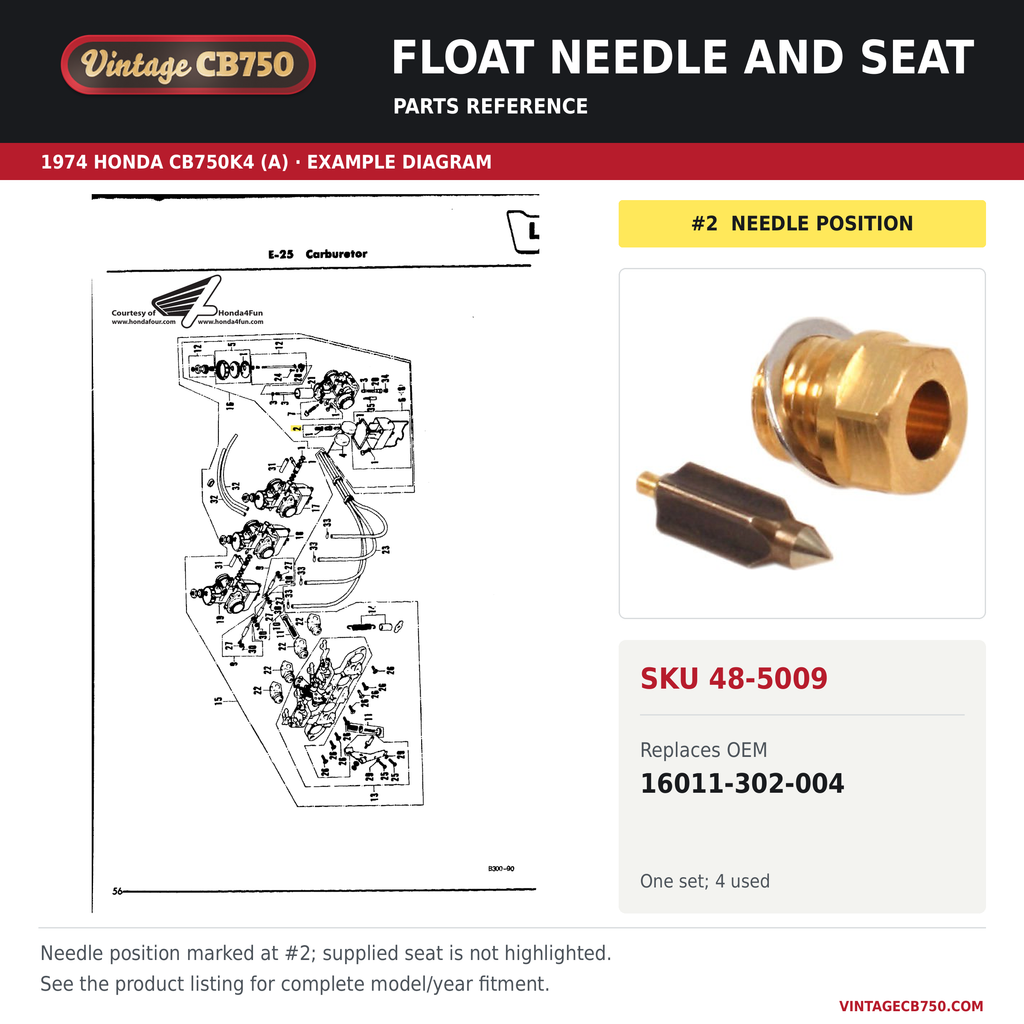Parts fiche reference for SKU 48-5009