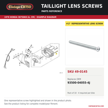 Charger l'image dans la galerie, Parts fiche reference for SKU 49-0145