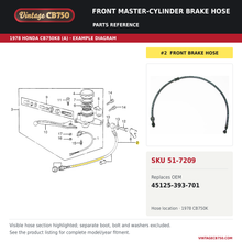 Load image into Gallery viewer, Parts fiche reference for SKU 51-7209