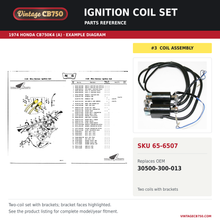Load image into Gallery viewer, Parts fiche reference for SKU 65-6507
