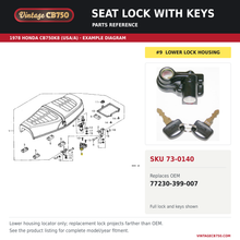 Load image into Gallery viewer, Parts fiche reference for SKU 73-0140
