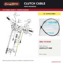 Load image into Gallery viewer, OEM fiche reference for VintageCB750 SKU 73-0192