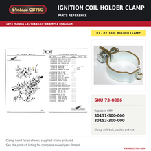 Load image into Gallery viewer, Parts fiche reference for SKU 73-0886
