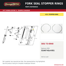 Load image into Gallery viewer, Parts fiche reference for SKU 73-0940