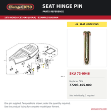 Load image into Gallery viewer, Parts fiche reference for SKU 73-0946
