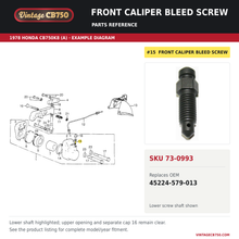 Charger l'image dans la galerie, Parts fiche reference for SKU 73-0993