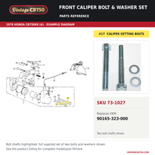 Load image into Gallery viewer, Parts fiche reference for SKU 73-1027