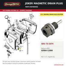 Charger l'image dans la galerie, Parts fiche reference for SKU 73-1074