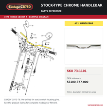 Load image into Gallery viewer, Parts reference fiche for SKU 73-1101