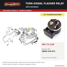 Charger l'image dans la galerie, Parts fiche reference for SKU 73-1104
