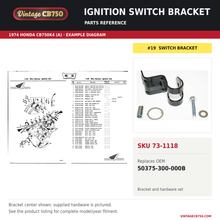Load image into Gallery viewer, Parts fiche reference for SKU 73-1118