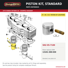 Charger l'image dans la galerie, Corrected parts fiche reference for SKU 05-7100