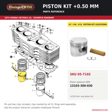 Load image into Gallery viewer, Corrected parts fiche reference for SKU 05-7102