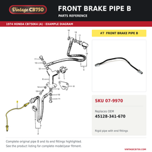 Load image into Gallery viewer, Corrected parts fiche reference for SKU 07-9970