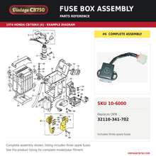 Charger l'image dans la galerie, Corrected parts fiche reference for SKU 10-6000