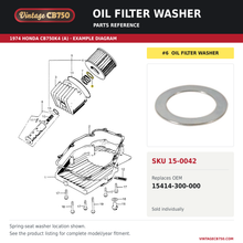 Load image into Gallery viewer, Corrected parts fiche reference for SKU 15-0042