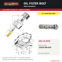 Load image into Gallery viewer, Corrected parts fiche reference for SKU 15-3020