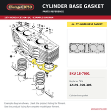 Load image into Gallery viewer, Corrected parts fiche reference for SKU 18-7001