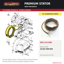Charger l'image dans la galerie, Corrected parts fiche reference for SKU 24-2189