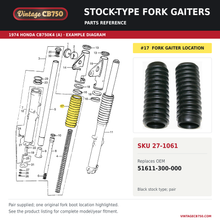 Load image into Gallery viewer, Corrected parts fiche reference for SKU 27-1061