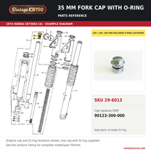 Load image into Gallery viewer, Corrected parts fiche reference for SKU 29-6013