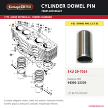 Load image into Gallery viewer, Corrected parts fiche reference for SKU 29-7014