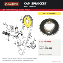 Load image into Gallery viewer, Corrected parts fiche reference for SKU 73-0935