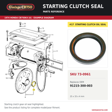 Load image into Gallery viewer, Corrected parts fiche reference for SKU 73-0961