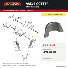 Charger l'image dans la galerie, Corrected parts fiche reference for SKU 99-5186