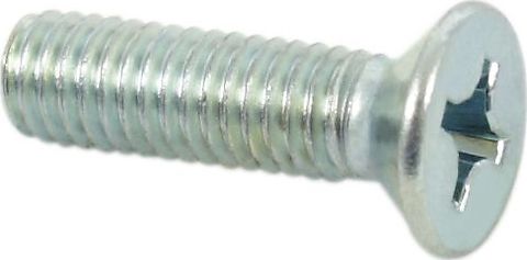 Universal motorcycle flathead phillips screws 6 x 20mm