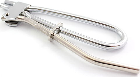 Universal motorcycle fluid hose clamp