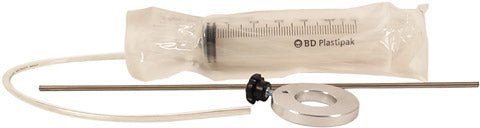 Universal motorcycle fork fluid level gauge