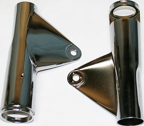 Honda CB750K front fork headlight mounting cover set 51606-341-670XW