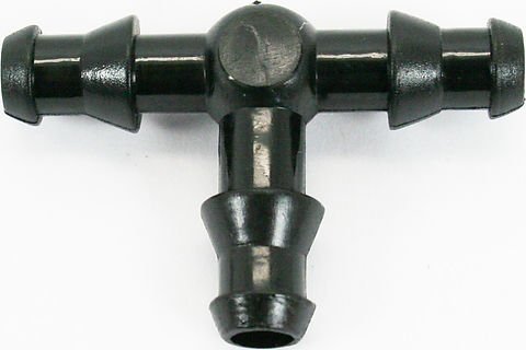 Universal motorcycle fuel line t