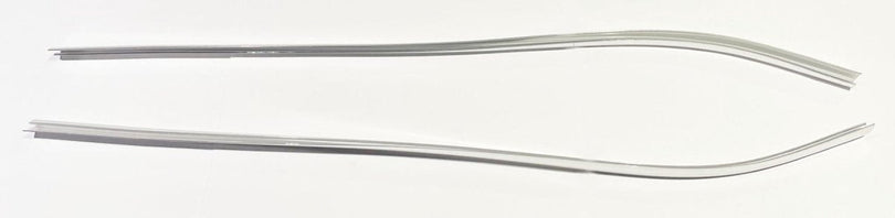 Honda CB750A CB750K gas tank chrome trim moulding set 2 17542-405-000