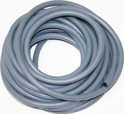 Gray Rubber Fuel Line 25Ft Roll ~ 4mm - VintageCB750